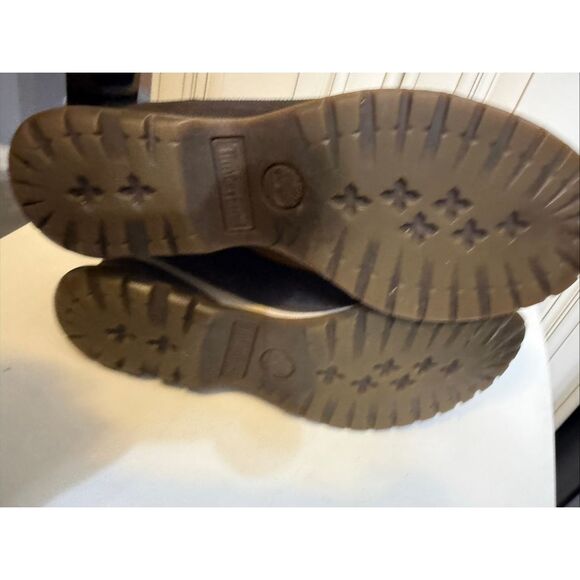 Timberland Women's Canary Leather Lace Up Wedge Ankle Boots Tan Brown Size 8 - Picture 12 of 13